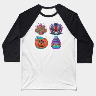 Creatures Stickers set Baseball T-Shirt